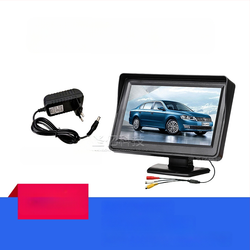 Display LCD pentru mașină, monitor de birou, rezoluție 480x272, intrare AV, model 4.3