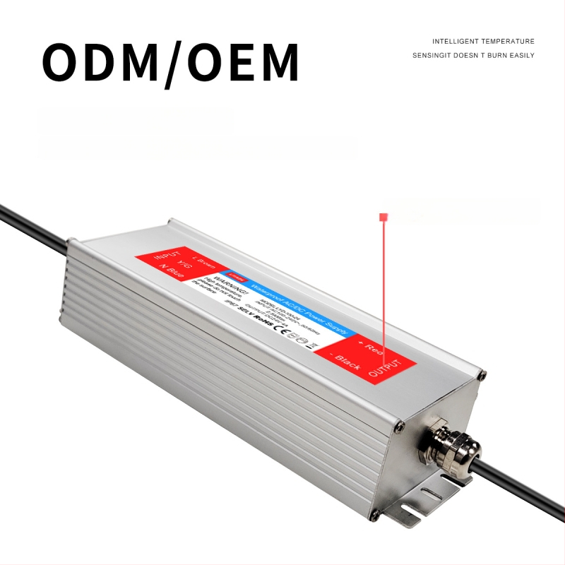 Lyd alumínium házas vízálló tápegység – nagy teljesítményű, 500 g, alkalmas LED világításra, reklámtáblákra és tengeri elektronikára