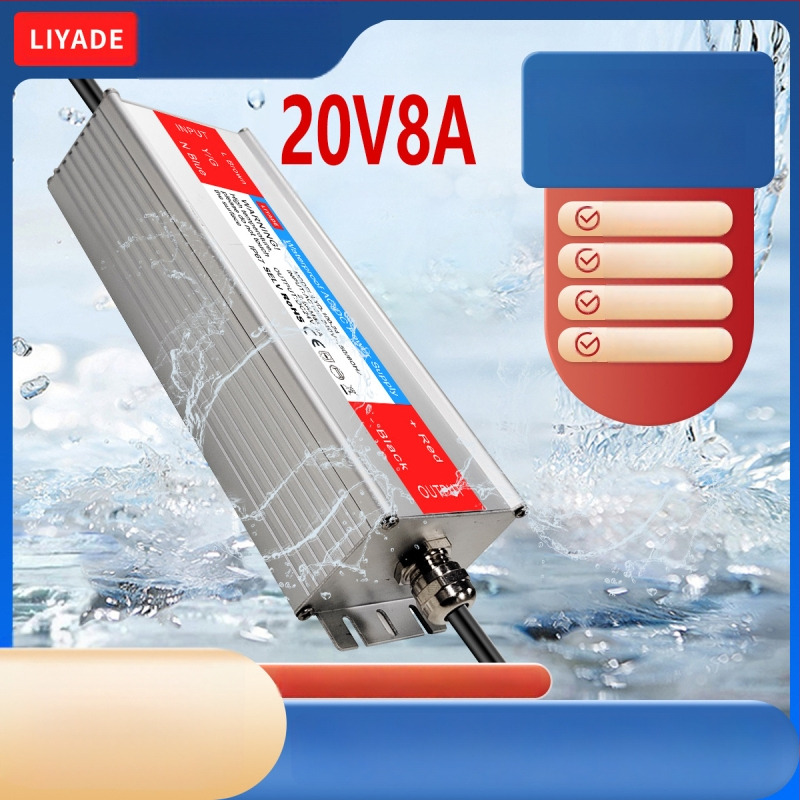 Lyd alumínium házas vízálló tápegység – nagy teljesítményű, 500 g, alkalmas LED világításra, reklámtáblákra és tengeri elektronikára