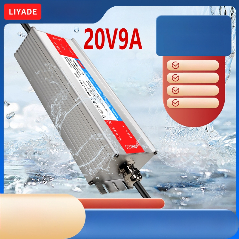 Lyd alumínium házas vízálló tápegység – nagy teljesítményű, 500 g, alkalmas LED világításra, reklámtáblákra és tengeri elektronikára