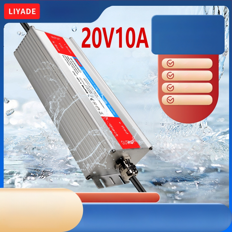 Lyd alumínium házas vízálló tápegység – nagy teljesítményű, 500 g, alkalmas LED világításra, reklámtáblákra és tengeri elektronikára