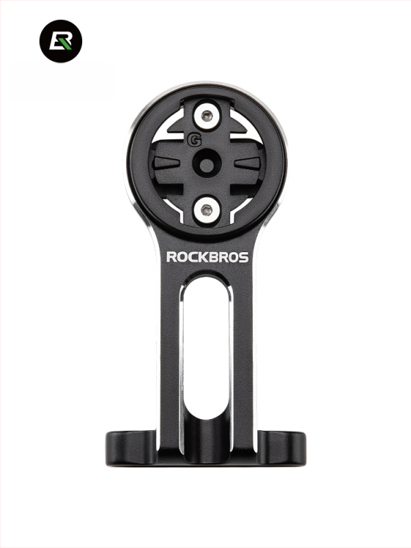 ROCKBROS Suport extins pentru bicicletă pentru computer de ciclism, montură pentru lanternă și bază pentru cameră de acțiune – aliaj de aluminiu AL6061