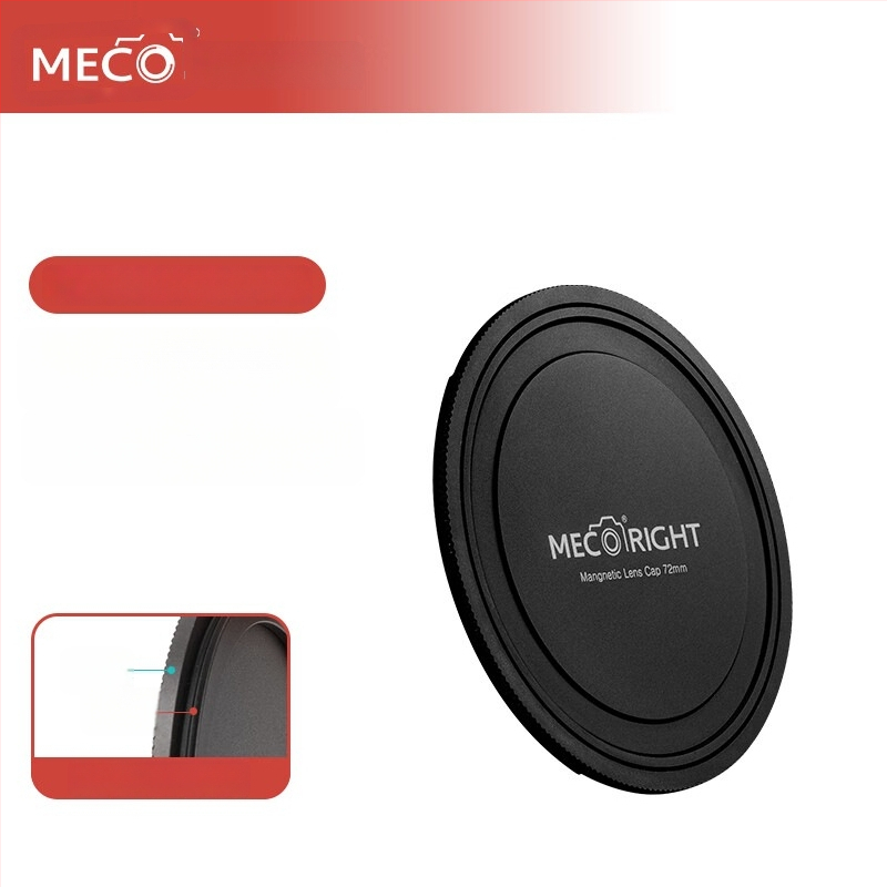 Mecoright magnetinis objektyvo dangtelis su filtro adapteriu, suderinamas su DSLR ir be veidrodinių kamerų
