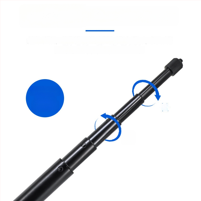 Baston selfie extensibil pentru Insta360 ONE R / X2 / EVO, mâner din aliaj de aluminiu, priză din burete și curea de încheietură; sarcină maximă 2–5 kg