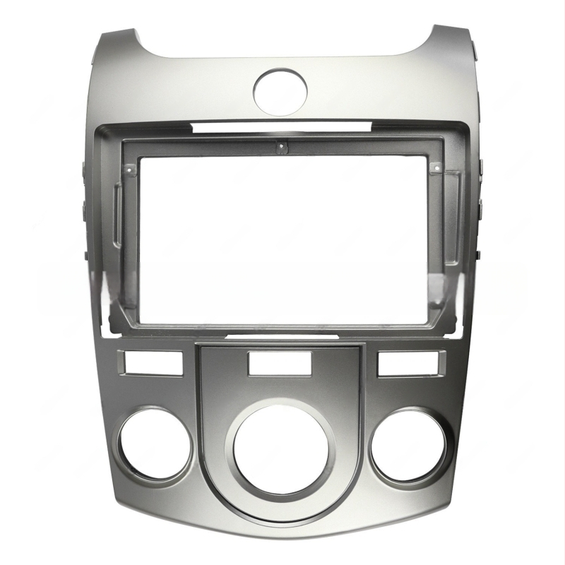 Bezel navigare Android pentru Kia Forte Cerato Foret; material ABS+PC; compatibil cu transmisie automată; ani de model 2009–2017; greutate 0,4 kg