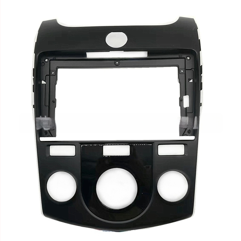 Bezel navigare Android pentru Kia Forte Cerato Foret; material ABS+PC; compatibil cu transmisie automată; ani de model 2009–2017; greutate 0,4 kg