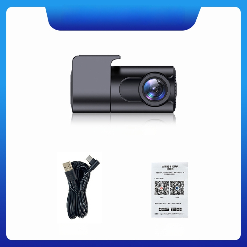 DVR ascuns pentru mașină cu 1080p, vedere nocturnă, unghi de 140°, Wi‑Fi, înregistrare în buclă