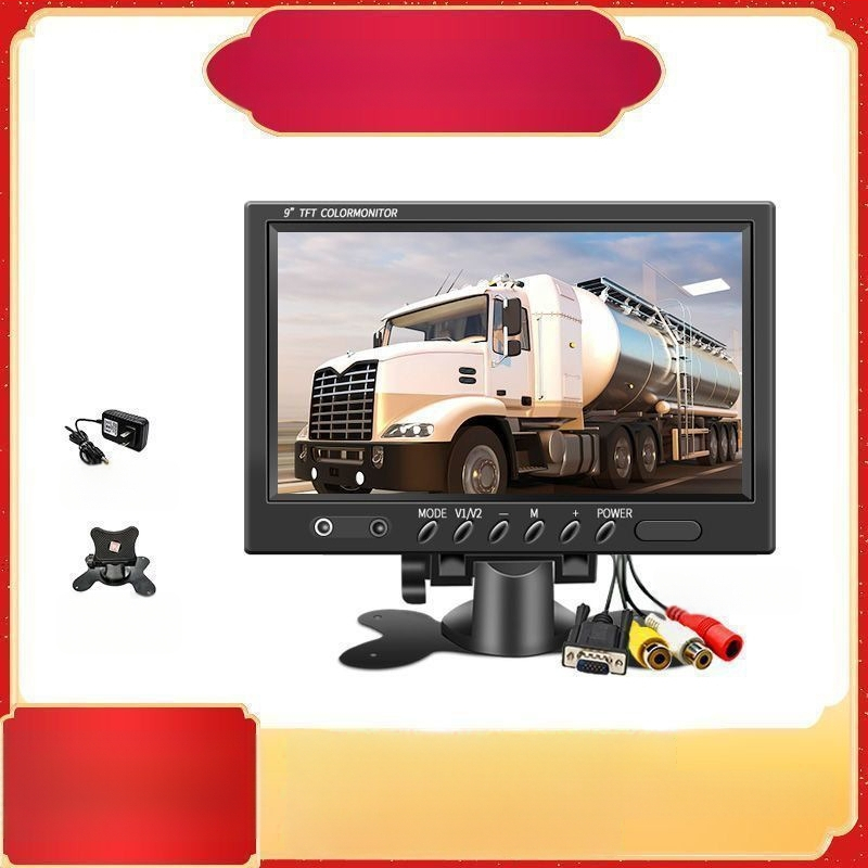 Display de monitorizare de 7 inchi și display auto HD de 10 inchi, HDMI și VGA, imagine inversă, televizor mic