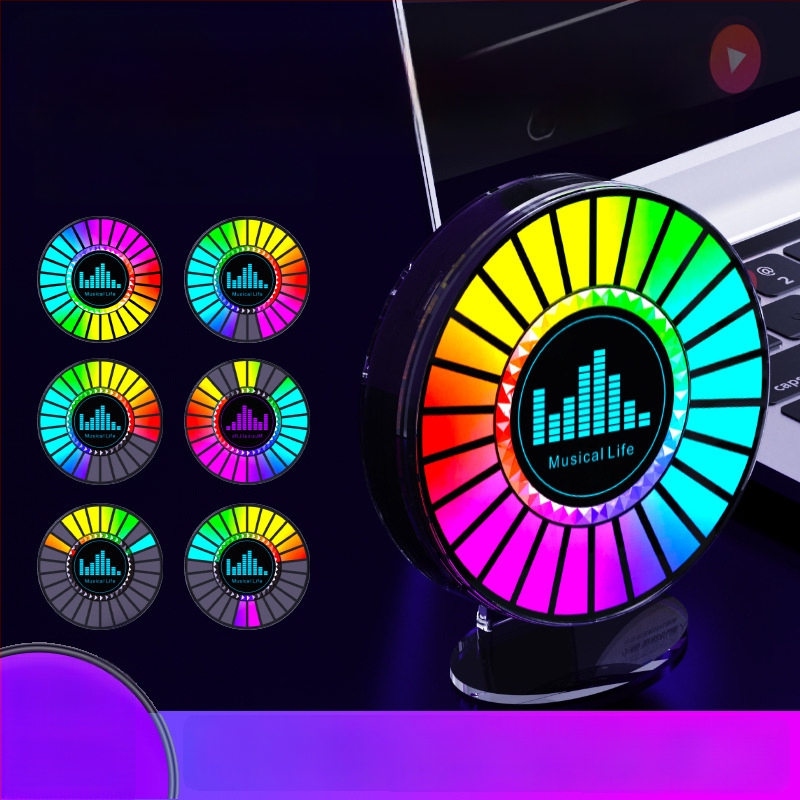 RGB LED λαμπτήρας εξαερισμού αυτοκινήτου με φωτισμό 3D ατμόσφαιρας, φωνητικό έλεγχο και αρωματοθεραπεία