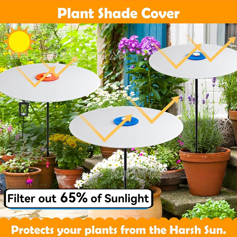 Kültéri növény-parasol — árnyékoló panel növényeknek, PP üreges lemez (PP hollow board) Ocean