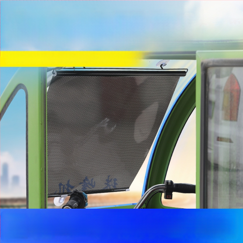 Kolmerattaline eespäikesekaitsevarjund - alumiiniumfoolium, riputatav paigaldus, tavalised kardinad, ühilduv teiste mudelitega, teised automargid