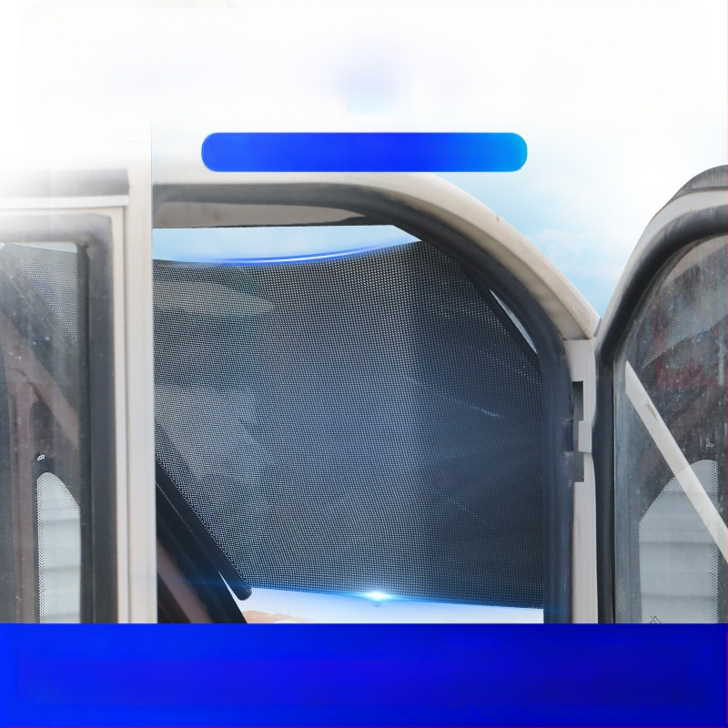 Kolmerattaline eespäikesekaitsevarjund - alumiiniumfoolium, riputatav paigaldus, tavalised kardinad, ühilduv teiste mudelitega, teised automargid