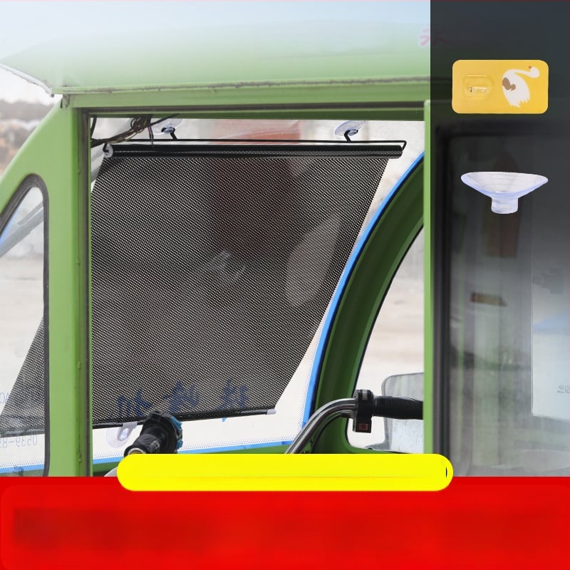 Kolmerattaline eespäikesekaitsevarjund - alumiiniumfoolium, riputatav paigaldus, tavalised kardinad, ühilduv teiste mudelitega, teised automargid