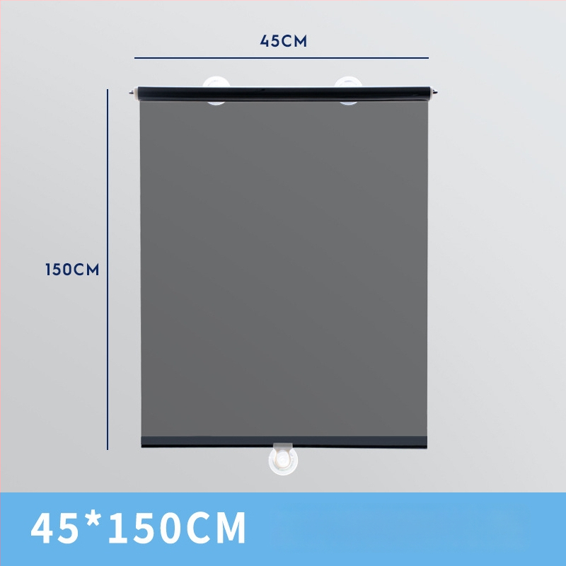 Офис роло щора за стъкло с телескопична всмукваща чашка, без пробиване, регулируема сянка