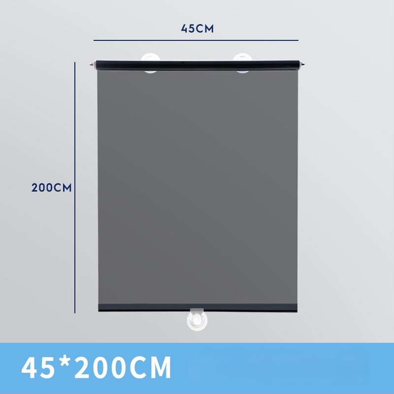 Офис роло щора за стъкло с телескопична всмукваща чашка, без пробиване, регулируема сянка