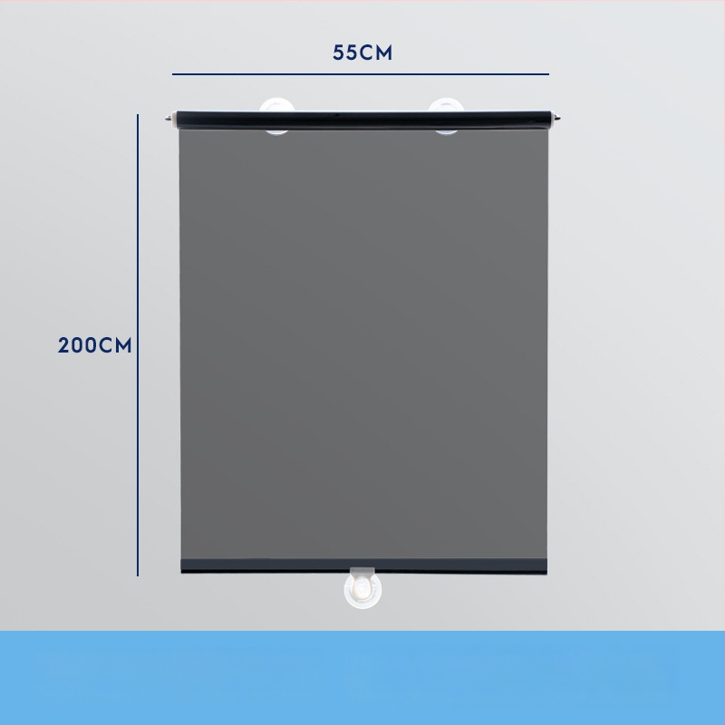 Офис роло щора за стъкло с телескопична всмукваща чашка, без пробиване, регулируема сянка