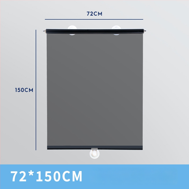 Офис роло щора за стъкло с телескопична всмукваща чашка, без пробиване, регулируема сянка