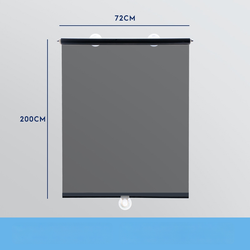 Офис роло щора за стъкло с телескопична всмукваща чашка, без пробиване, регулируема сянка