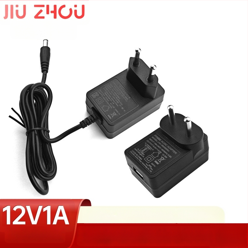 Jiuzhou Power J151 12V 1A tápegység routerekhez, set-top boxokhoz és digitális kis készülékekhez – Európai és Nemzeti szabványok