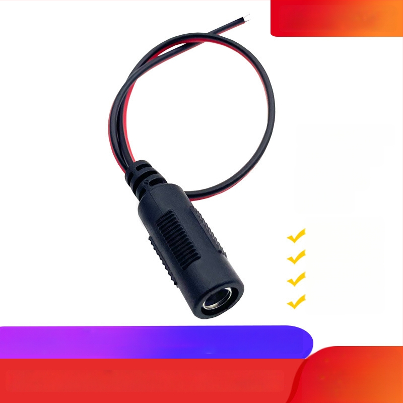 DC barošanas kabelis ar DC5521 savienotāju, sievišķā un vīrieša galā, monitoram, set-top kastēm, LED apgaismojumam, maršrutētājam
