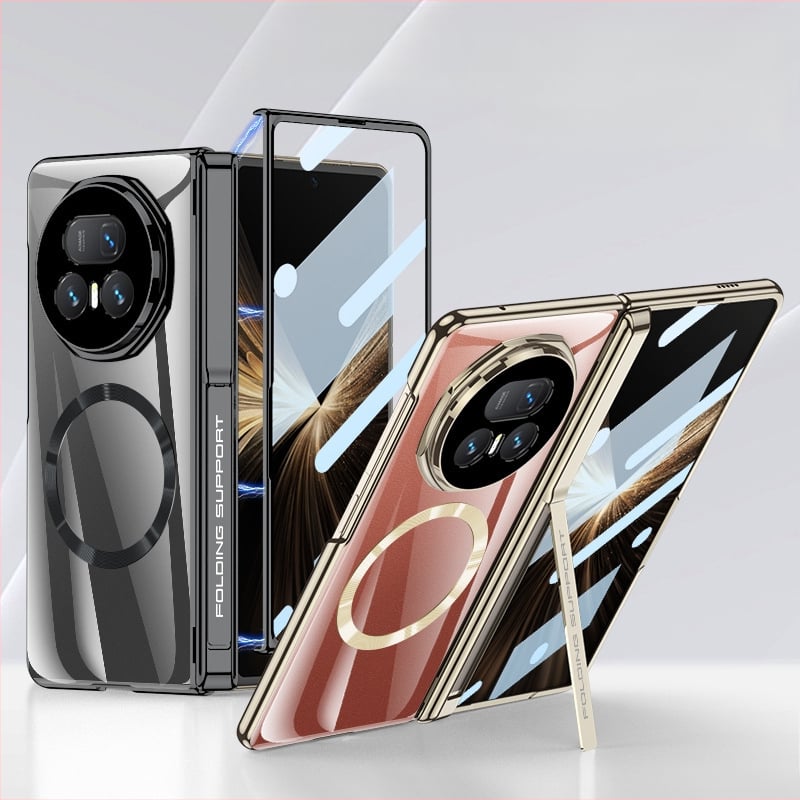 Kućište za HONOR MagicV5 s držačem za bočnu torbu, prozirni šarnir, zaštita od padova