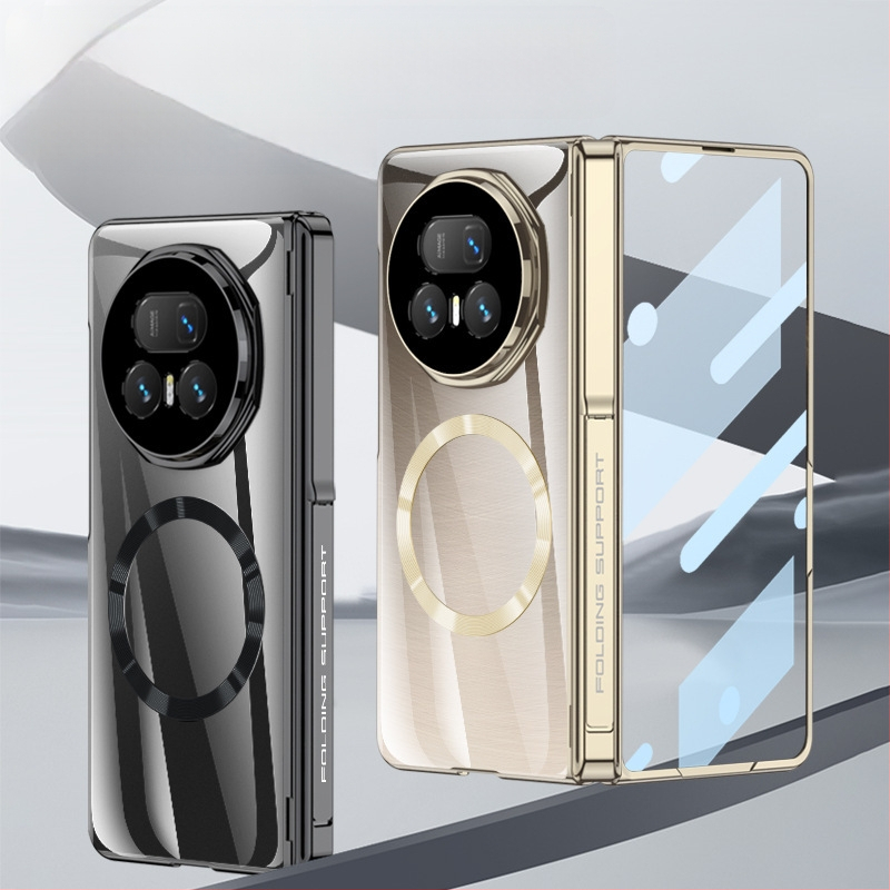 Kućište za HONOR MagicV5 s držačem za bočnu torbu, prozirni šarnir, zaštita od padova