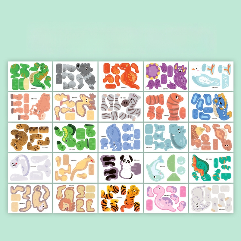 3D пъзел с насекоми за деца - хартиен DIY образователна играчка за възраст 4-6 години