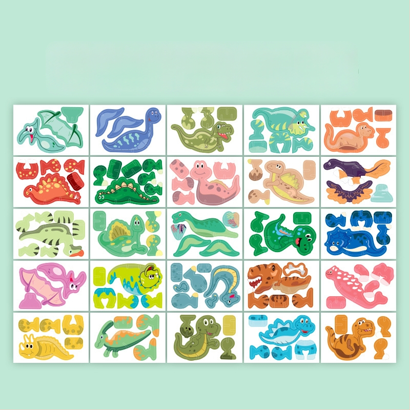 3D пъзел с насекоми за деца - хартиен DIY образователна играчка за възраст 4-6 години