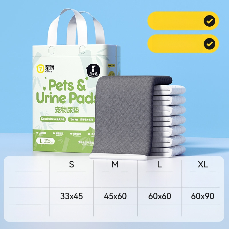 Pad de scutec pentru câini, dezodorizant, absorbant, îngroșat, 100 bucăți, de unică folosință