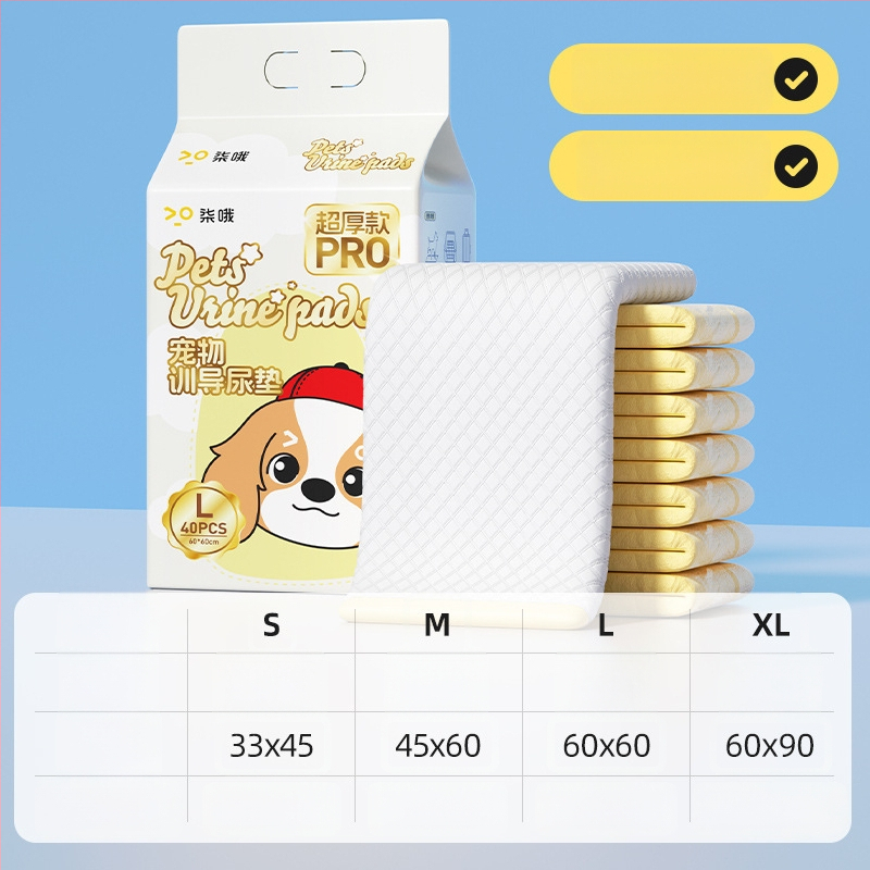 Pad de scutec pentru câini, dezodorizant, absorbant, îngroșat, 100 bucăți, de unică folosință