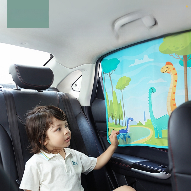 Cortină magnetică pentru geamul mașinii, cu design animat pentru copii (fibra poliesterică; rulou; opacitate groasă; personalizare producție; etichetă privată licențiată)