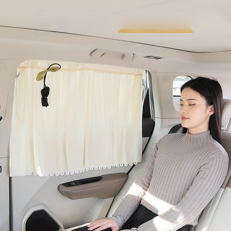 Perdea de protecție solar auto pentru interior, perdea de intimitate pentru geamul din spate, material plasă, tip opac gros, montaj lamelar, cod produs XP909, marcă Group ch