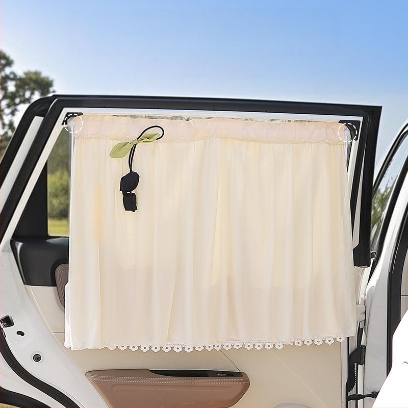 Perdea de protecție solar auto pentru interior, perdea de intimitate pentru geamul din spate, material plasă, tip opac gros, montaj lamelar, cod produs XP909, marcă Group ch