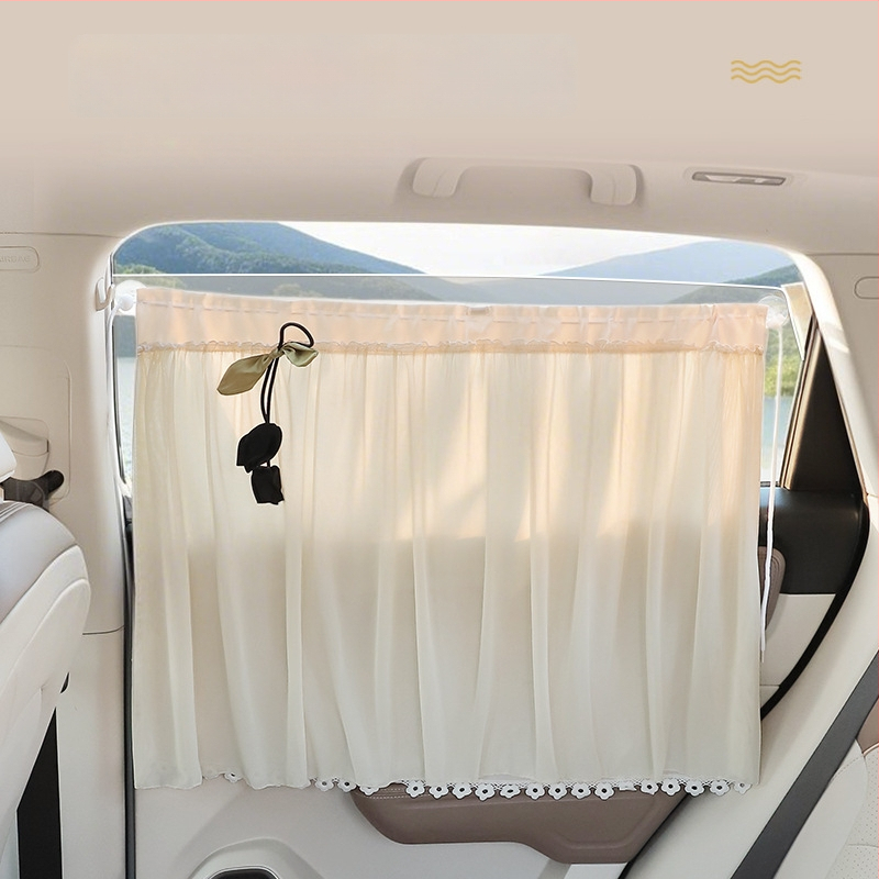 Perdea de protecție solar auto pentru interior, perdea de intimitate pentru geamul din spate, material plasă, tip opac gros, montaj lamelar, cod produs XP909, marcă Group ch