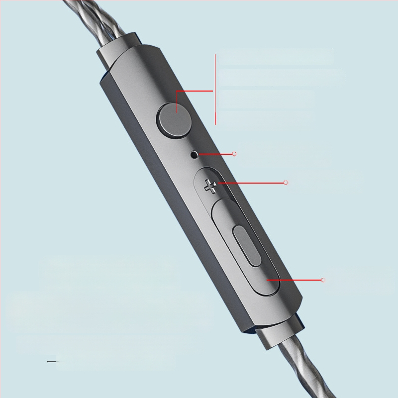 Bestair X60 aussu āķa austiņas, vadu, dinamisks skaņas pārveidotājs, 108 dB jutība, Android savietojams