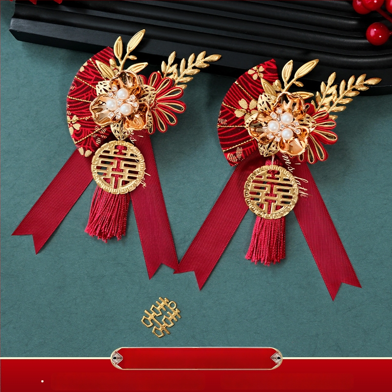 Vestuvių corsage komplektas šeimai ir vestuvinės šventei dalyviams – audinys, kinų stilius, be pritaikymo, specifikacijos: 80