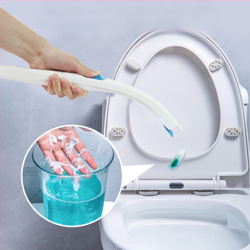 Заместваща глава за еднократна тоалетна четка — Blue Seth (Материал: пластмаса; Произход: Далян, Ляонин; Стил: Модерен минимализъм)