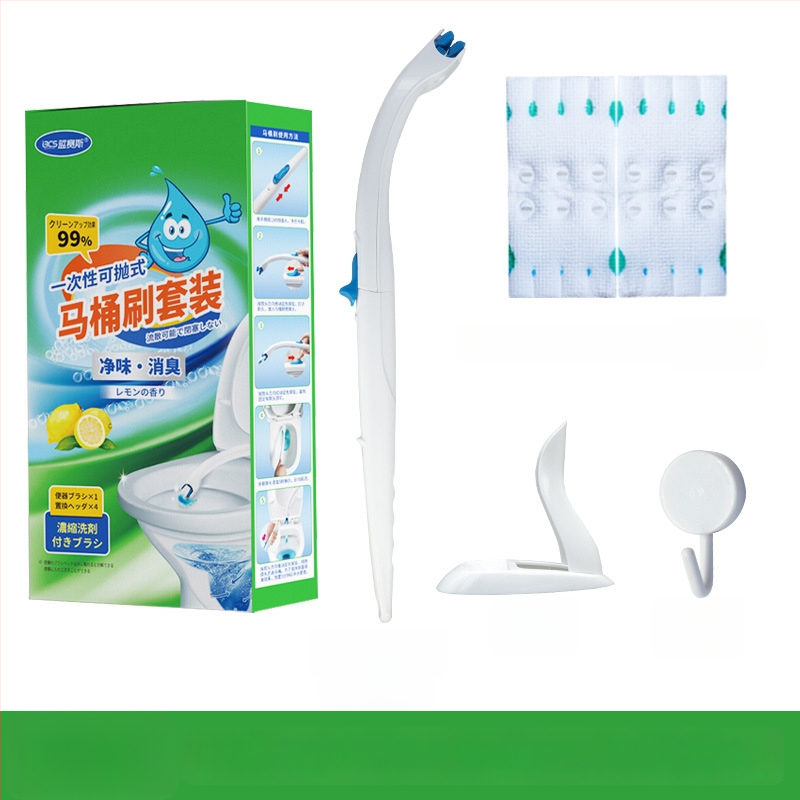 Заместваща глава за еднократна тоалетна четка — Blue Seth (Материал: пластмаса; Произход: Далян, Ляонин; Стил: Модерен минимализъм)