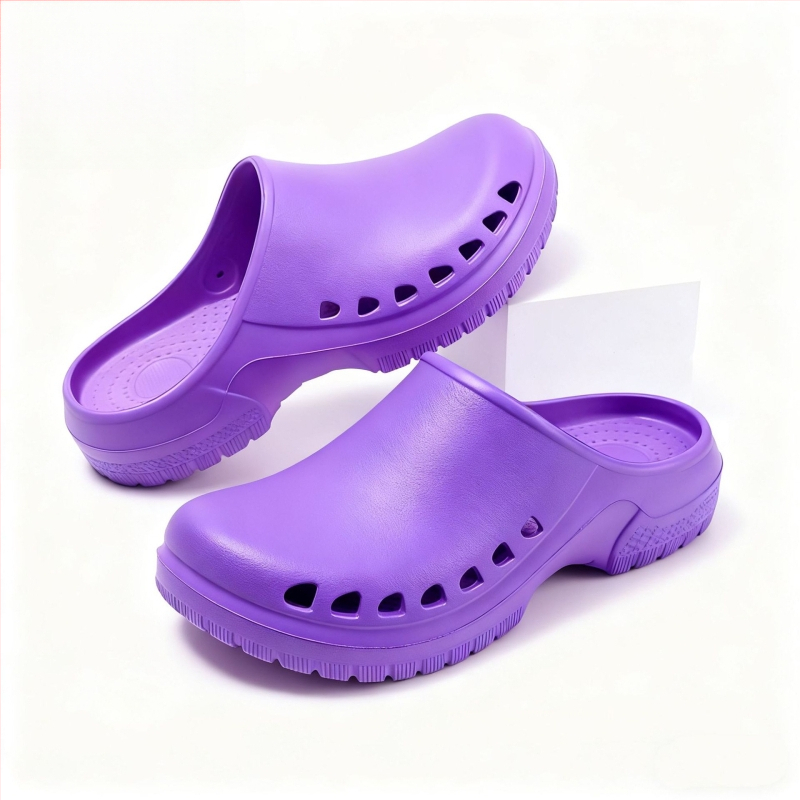 Chirurginiai bateliai operacinei salei – EVA viršus ir padas, 3 cm storio padas, smūgio absorbcija ir neslidus paviršius, pirštų skylutės dizainas, Baotou Cave stilius