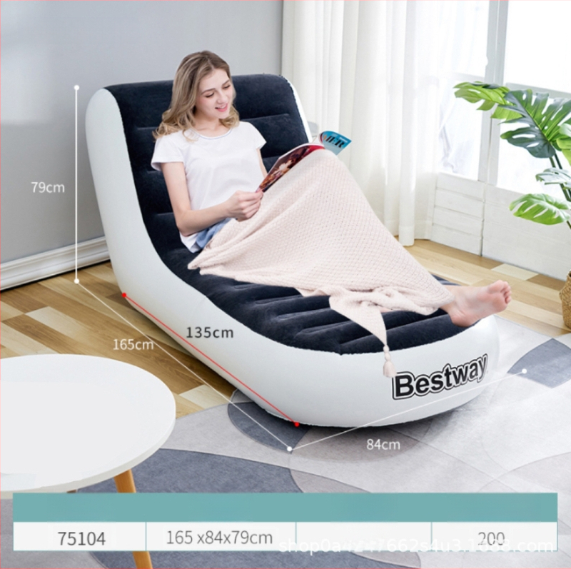 Bestway pripučiamas sofa su flokotu paviršiumi, svoris 3 kg, maksimali apkrova 200 kg