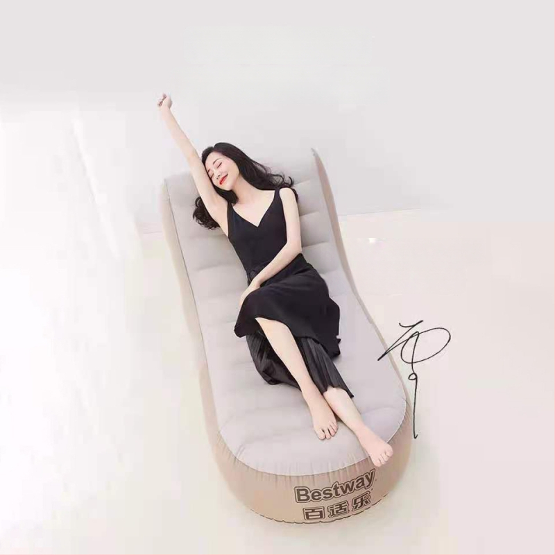 Bestway pripučiamas sofa su flokotu paviršiumi, svoris 3 kg, maksimali apkrova 200 kg