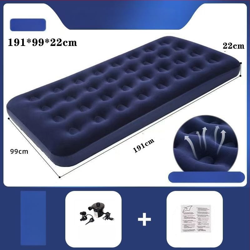 Pripučiama lova kempingui — paviršius iš kompozicinės drobės; lauko naudojimui; tinka palapinėms