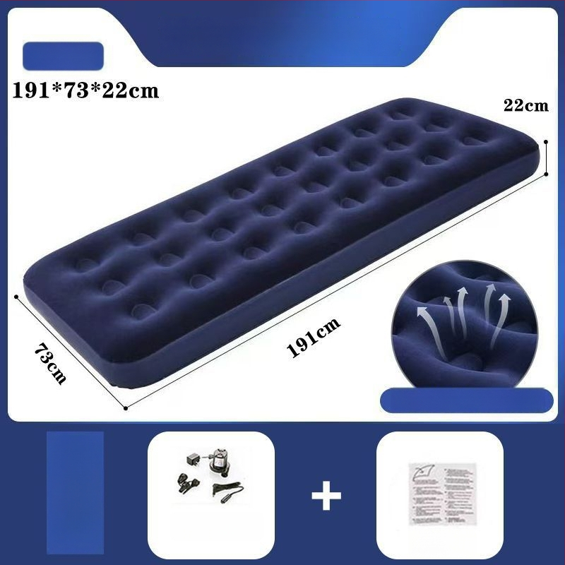 Pripučiama lova kempingui — paviršius iš kompozicinės drobės; lauko naudojimui; tinka palapinėms