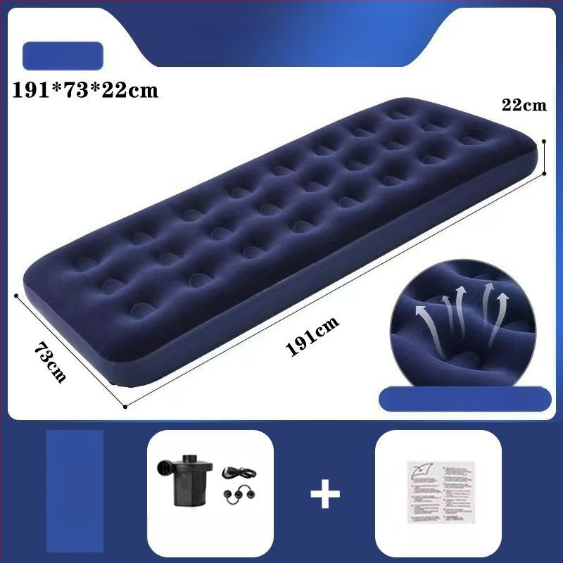 Pripučiama lova kempingui — paviršius iš kompozicinės drobės; lauko naudojimui; tinka palapinėms