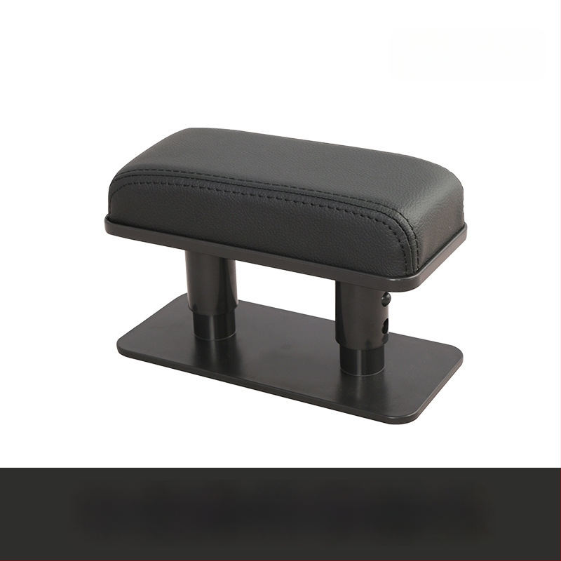 Kreisā ādas automašīnas elkoņa atbalsta spilvens (Universāls, Modelis 6913, Svars 0,2 kg, Montāžas atbalsts)