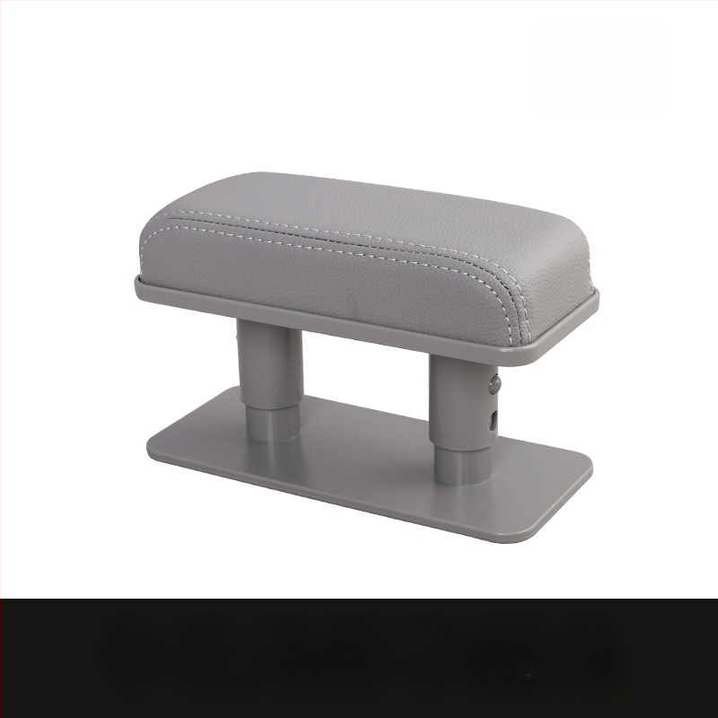 Kreisā ādas automašīnas elkoņa atbalsta spilvens (Universāls, Modelis 6913, Svars 0,2 kg, Montāžas atbalsts)