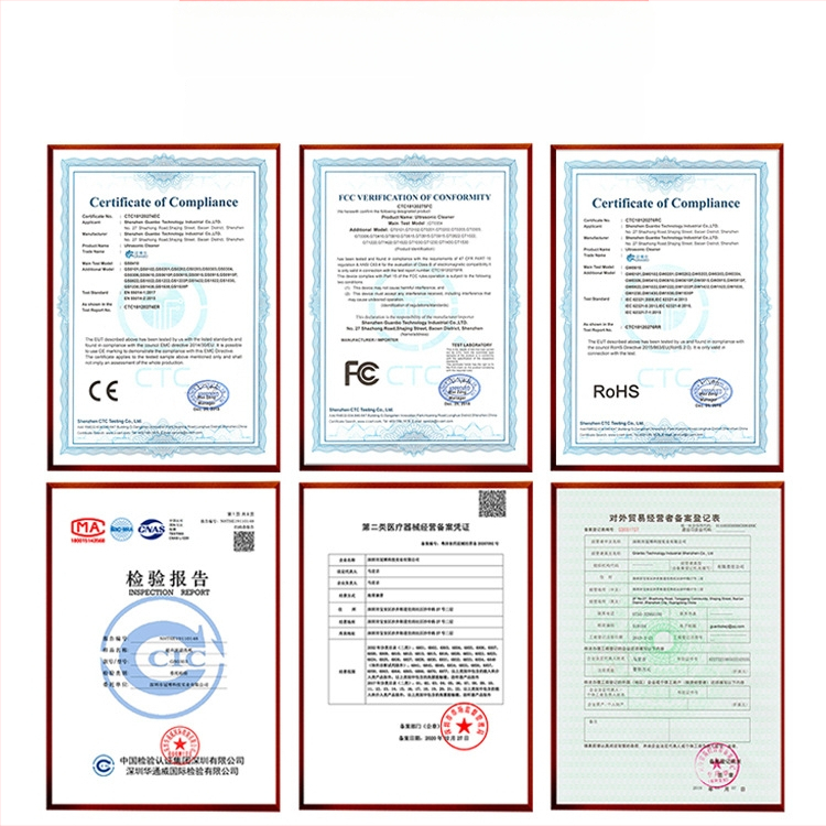 Beépített ultrahangos tisztító szemüveg, órák és ékszerek számára, 40 kHz, 50 W, 1 rekesz, digitális gombok fűtés nélkül