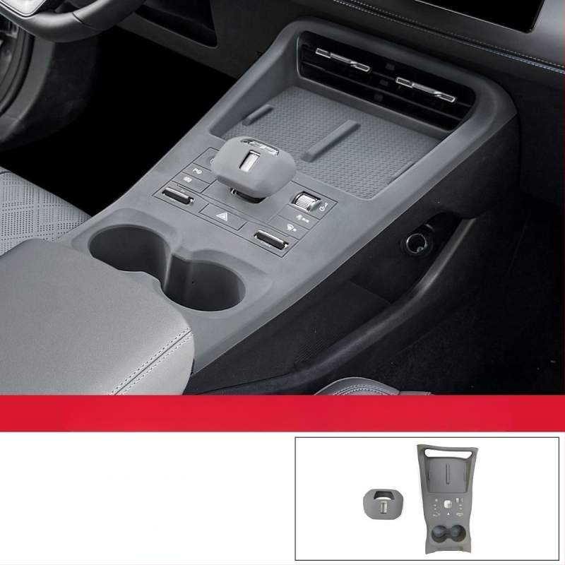 Silicone centru konsoles paklāji, pielāgojami, materiāls: silikons, saderīgi ar BYD Qin Plus