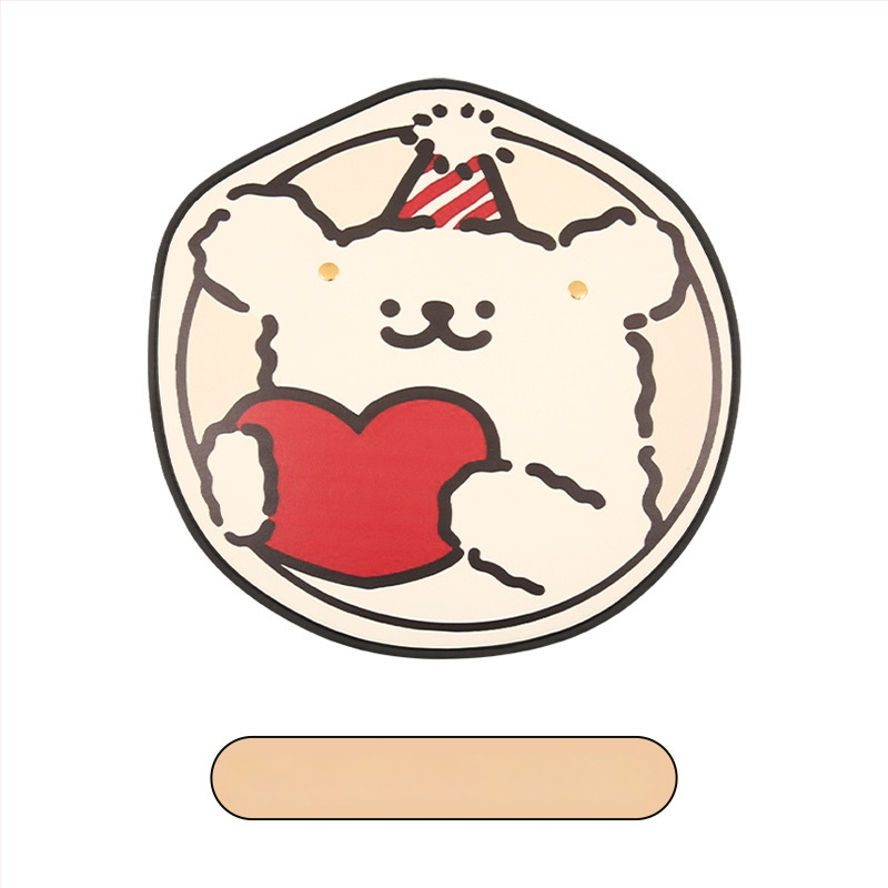 Задна защитна подложка за автомобил с карикатурен дизайн, PU материал, пълнеж от пяна, универсална, марка Xuan ruyi (Подходяща за всички сезони; Карикатурен мотив; PU; Пълнеж от пяна; Xuan ruyi)