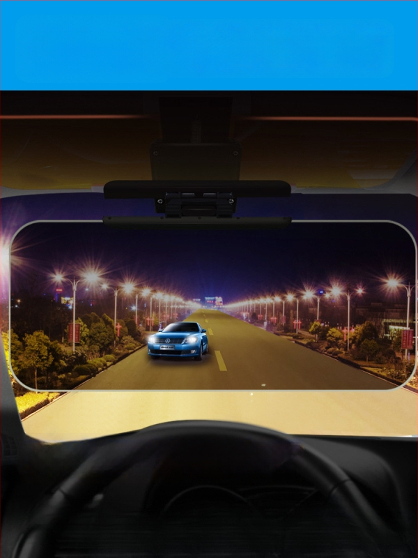 Антибляк огледало за кола, монтаж с лепило, универсално пасване, прост стил